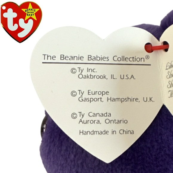 NEW RARE‼️ Ty Beanie Baby Princess Diana 1997 Limited Edition #474 w/TAG ERRORS - Picture 14 of 16